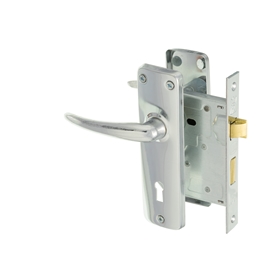 M3GP25 - 4 Lever Lockset Chrome Plated